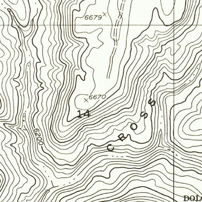 United States Geological Survey Champagne Spring, CO (1957, 24000-Scale) digital map