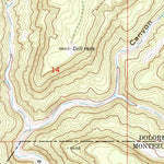 United States Geological Survey Champagne Spring, CO (1993, 24000-Scale) digital map