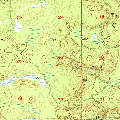 United States Geological Survey Champion, MI (1955, 62500-Scale) digital map