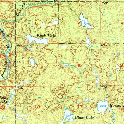 United States Geological Survey Champion, MI (1955, 62500-Scale) digital map