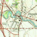 United States Geological Survey Champlain, NY (1966, 24000-Scale) digital map