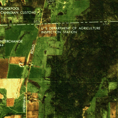 United States Geological Survey Champlain Port Of Entry, NY (1977, 25000-Scale) digital map