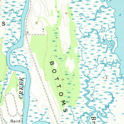 United States Geological Survey Champlain, VA (1968, 24000-Scale) digital map