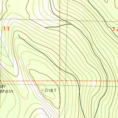 United States Geological Survey Champs Flat, CA (1983, 24000-Scale) digital map