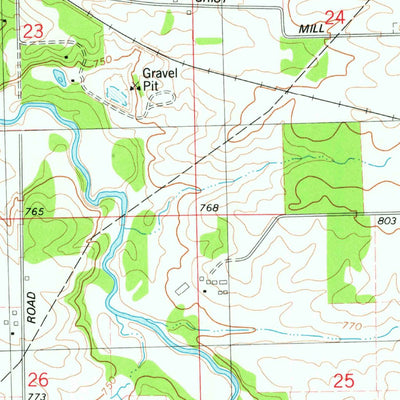 United States Geological Survey Chana, IL (1975, 24000-Scale) digital map