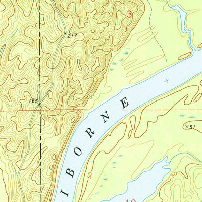 United States Geological Survey Chance, AL (1972, 24000-Scale) digital map