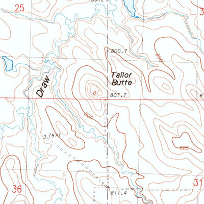 United States Geological Survey Chance, SD (1983, 24000-Scale) digital map