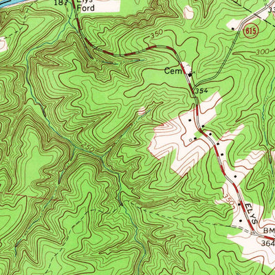 United States Geological Survey Chancellorsville, VA (1966, 24000-Scale) digital map