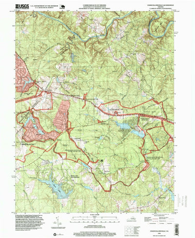 United States Geological Survey Chancellorsville, VA (1994, 24000-Scale) digital map