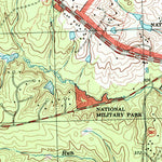United States Geological Survey Chancellorsville, VA (1994, 24000-Scale) digital map