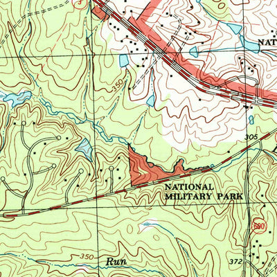 United States Geological Survey Chancellorsville, VA (1994, 24000-Scale) digital map