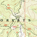 United States Geological Survey Chanchelulla Peak, CA (1998, 24000-Scale) digital map