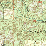 United States Geological Survey Chanchelulla Peak, CA (1998, 24000-Scale) digital map