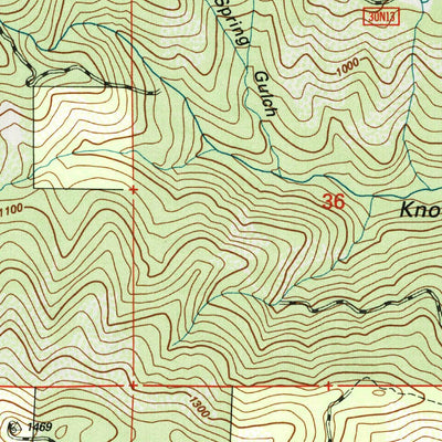 United States Geological Survey Chanchelulla Peak, CA (1998, 24000-Scale) digital map