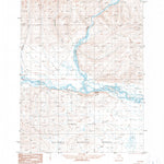 United States Geological Survey Chandalar A-1, AK (1990, 63360-Scale) digital map