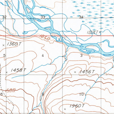 United States Geological Survey Chandalar A-2, AK (1990, 63360-Scale) digital map