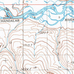 United States Geological Survey Chandalar A-2, AK (1990, 63360-Scale) digital map