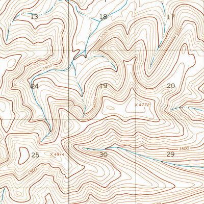 United States Geological Survey Chandalar A-5, AK (1970, 63360-Scale) digital map