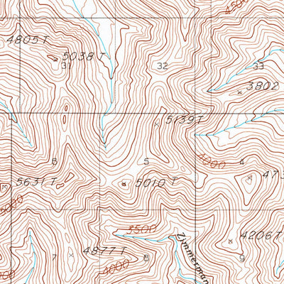 United States Geological Survey Chandalar B-1, AK (1990, 63360-Scale) digital map