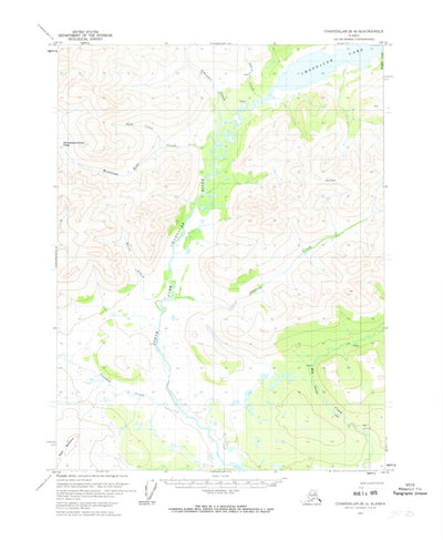 United States Geological Survey Chandalar B-4, AK (1971, 63360-Scale) digital map