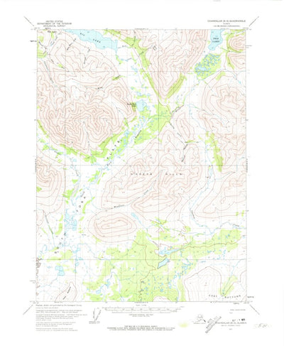 United States Geological Survey Chandalar B-5, AK (1971, 63360-Scale) digital map