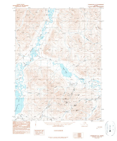 United States Geological Survey Chandalar C-3, AK (1990, 63360-Scale) digital map