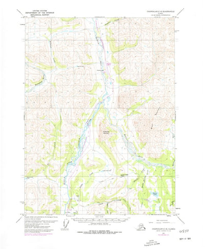 United States Geological Survey Chandalar C-6, AK (1971, 63360-Scale) digital map