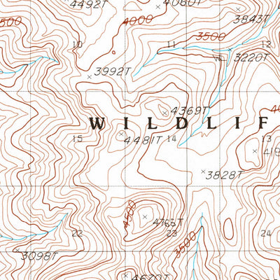United States Geological Survey Chandalar D-1, AK (1990, 63360-Scale) digital map