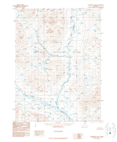 United States Geological Survey Chandalar D-2, AK (1990, 63360-Scale) digital map