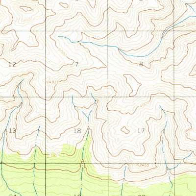 United States Geological Survey Chandalar D-4, AK (1971, 63360-Scale) digital map