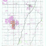 United States Geological Survey Chandler, AZ (1952, 24000-Scale) digital map