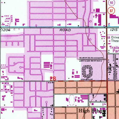United States Geological Survey Chandler, AZ (1952, 24000-Scale) digital map