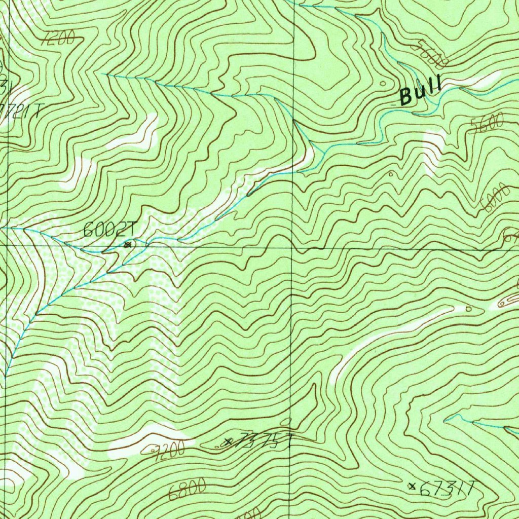 Chandler Falls, UT (1985, 24000-Scale) Map by United States Geological ...