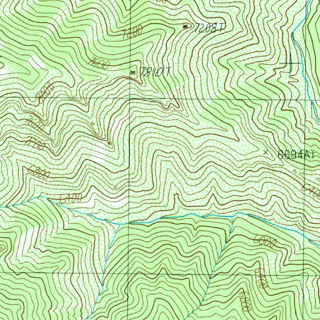 Chandler Falls, UT (1985, 24000-Scale) Map by United States Geological ...
