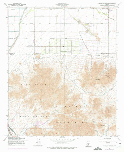 United States Geological Survey Chandler Heights, AZ (1956, 24000-Scale) digital map