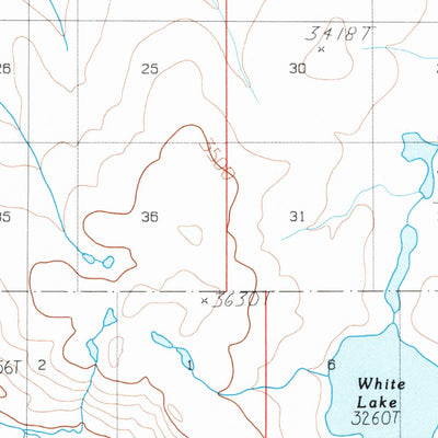 United States Geological Survey Chandler Lake B-5, AK (1987, 63360-Scale) digital map