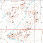 United States Geological Survey Chandler Lake C-4, AK (1987, 63360-Scale) digital map