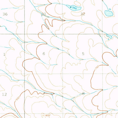 United States Geological Survey Chandler Lake D-1, AK (1971, 63360-Scale) digital map