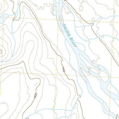 United States Geological Survey Chandler Lake D-1 SE, AK (2017, 25000-Scale) digital map