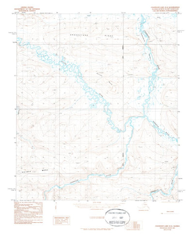 United States Geological Survey Chandler Lake D-4, AK (1987, 63360-Scale) digital map