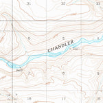 United States Geological Survey Chandler Lake D-4, AK (1987, 63360-Scale) digital map