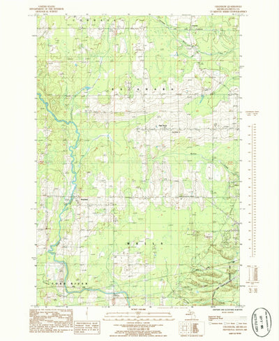 United States Geological Survey Chandler, MI (1985, 24000-Scale) digital map
