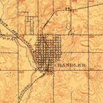 United States Geological Survey Chandler, OK (1907, 62500-Scale) digital map