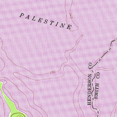 United States Geological Survey Chandler, TX (1966, 24000-Scale) digital map