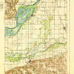 United States Geological Survey Chandlerville, IL (1932, 62500-Scale) digital map