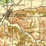 United States Geological Survey Chandlerville, IL (1932, 62500-Scale) digital map
