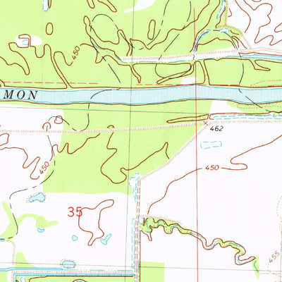 United States Geological Survey Chandlerville, IL (1981, 24000-Scale) digital map