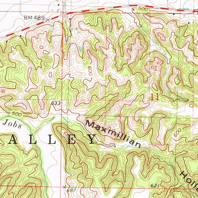 United States Geological Survey Chandlerville, IL (1981, 24000-Scale) digital map
