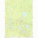 United States Geological Survey Chaney Lake, MI-WI (1982, 24000-Scale) digital map