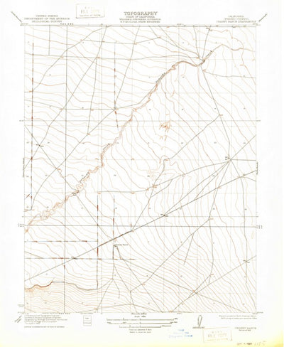 United States Geological Survey Chaney Ranch, CA (1922, 31680-Scale) digital map
